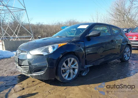 2016 Hyundai Veloster from USA, damaged, VIN KMHTC6AD1GU262391